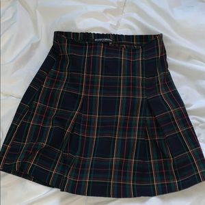 Brandy Melville Pleated Plaid Skirt
